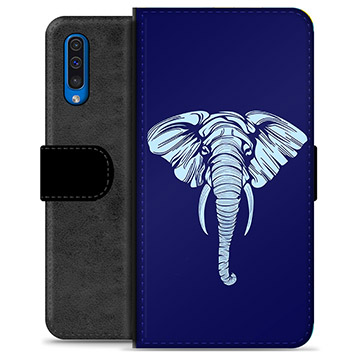 Custodia a Portafoglio Premium per Samsung Galaxy A50 - Elefante