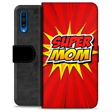 Custodia a Portafoglio Premium per Samsung Galaxy A50 - Super Mom