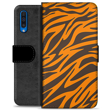 Custodia a Portafoglio Premium per Samsung Galaxy A50 - Tigre