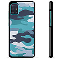 Cover protettiva per Samsung Galaxy A51 - Blu mimetico