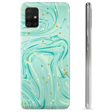 Custodia in TPU per Samsung Galaxy A51 - Verde menta