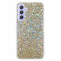 Samsung Galaxy A54 5G Glitter Flakes TPU Case - Gold