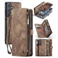 Samsung Galaxy A55 Caseme 008 2-in-1 Multifunctional Wallet Case - Brown