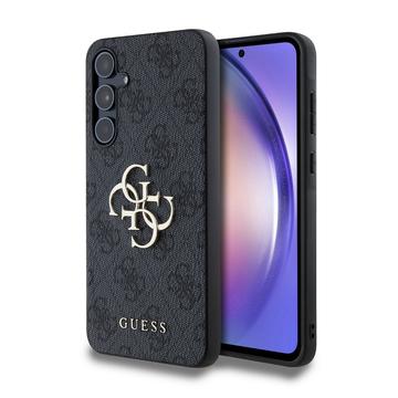 Custodia Ibrida Guess 4G Big Metal Logo per Samsung Galaxy A55 - Grigia