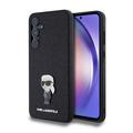 Samsung Galaxy A55 Custodia Karl Lagerfeld Fixed Glitter Metal Ikonik - Nero