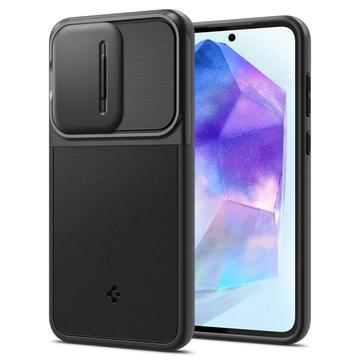 Custodia Spigen Optik Armor per Samsung Galaxy A55 - nera