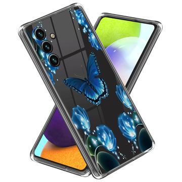 Custodia in TPU Stylish Ultra Sottile per Samsung Galaxy A55 - Farfalla e Fiori