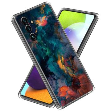 Custodia in TPU Stylish Ultra Sottile per Samsung Galaxy A55 - Nuvole Colorate