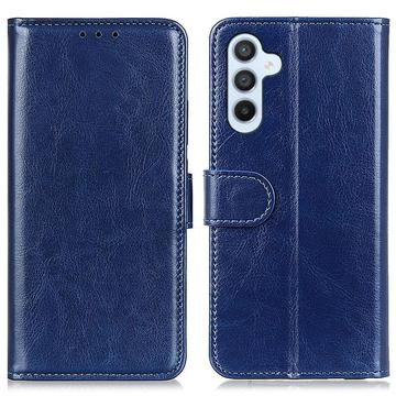 Custodia a portafoglio con chiusura magnetica per Samsung Galaxy F34/M34 5G - Blu scuro