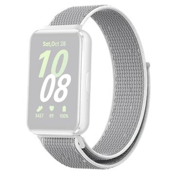 Cinturino in nylon con chiusura in velcro per Samsung Galaxy Fit3 - Grigio