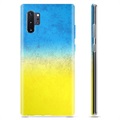 Custodia in TPU per Samsung Galaxy Note10+ Bandiera ucraina - Bicolore