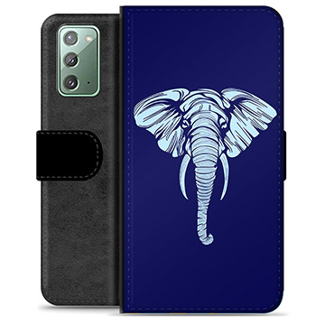 Custodia a Portafoglio Premium per Samsung Galaxy Note20 - Elefante