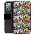 Custodia a Portafoglio Premium per Samsung Galaxy Note20 - Graffiti