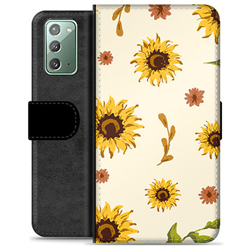 Custodia a Portafoglio Premium per Samsung Galaxy Note20 - Girasole