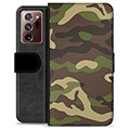 Custodia a Portafoglio Ultra Premium per Samsung Galaxy Note20 - Camo