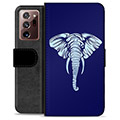 Custodia a Portafoglio Ultra Premium per Samsung Galaxy Note20 - Elefante