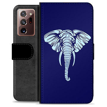 Custodia a Portafoglio Ultra Premium per Samsung Galaxy Note20 - Elefante