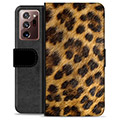 Custodia a Portafoglio Ultra Premium per Samsung Galaxy Note20 - Leopardo