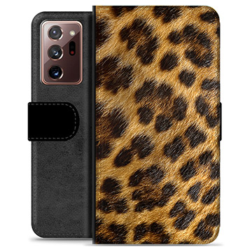 Custodia a Portafoglio Ultra Premium per Samsung Galaxy Note20 - Leopardo