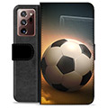 Custodia a Portafoglio Ultra Premium per Samsung Galaxy Note20 - Calcio