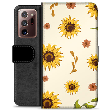 Custodia a Portafoglio Ultra Premium per Samsung Galaxy Note20 - Girasole