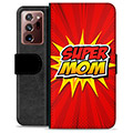 Custodia a Portafoglio Ultra Premium per Samsung Galaxy Note20 - Super Mom