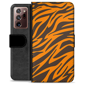 Custodia a Portafoglio Ultra Premium per Samsung Galaxy Note20 - Tigre