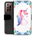 Custodia a Portafoglio Ultra Premium per Samsung Galaxy Note20 - Unicorno