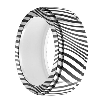 Custodia in silicone antigraffio Samsung Galaxy Ring - Taglia: 10/11/12/13 - Stampa zebra