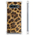 Custodia Ibrida per Samsung Galaxy S10 - Leopardo