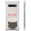 Custodia ibrida per Samsung Galaxy S10+ - Gatto arrabbiato