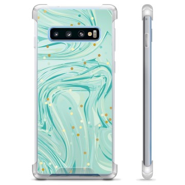 Custodia ibrida per Samsung Galaxy S10+ - Verde menta