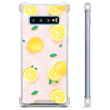 Custodia ibrida per Samsung Galaxy S10+ - Motivo limone