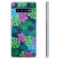 Custodia in TPU per Samsung Galaxy S10+ - Fiore tropicale