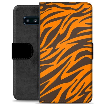 Custodia a Portafoglio Premium per Samsung Galaxy S10 - Tigre