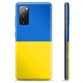 Custodia TPU Samsung Galaxy S20 FE Bandiera Ucraina - Giallo e Azzurro