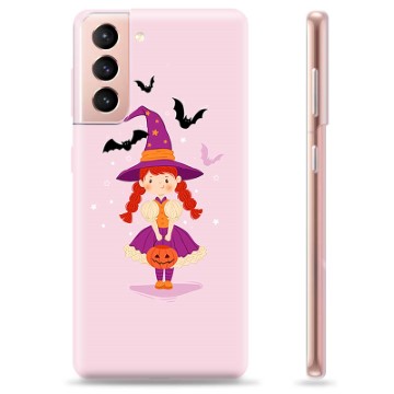 Custodia in TPU per Samsung Galaxy S21 5G - Ragazza di Halloween