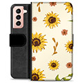 Custodia a Portafoglio Premium per Samsung Galaxy S21 5G - Girasole