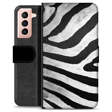 Custodia a Portafoglio Premium per Samsung Galaxy S21 5G - Zebra