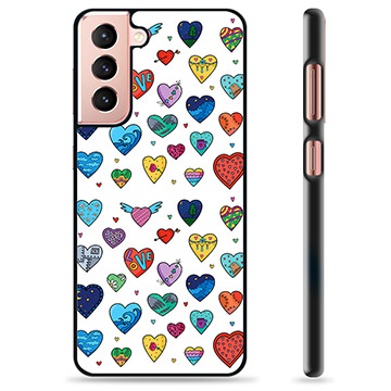 Cover Protettiva Samsung Galaxy S21 5G - Cuori