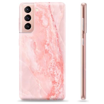 Samsung Galaxy S21 5G Custodia TPU - Marmo Rosa