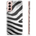 Custodia in TPU per Samsung Galaxy S21 5G - Zebra