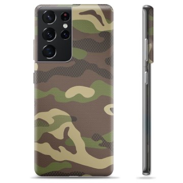 Custodia in TPU per Samsung Galaxy S21 Ultra 5G - Camo