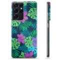 Custodia in TPU per Samsung Galaxy S21 Ultra 5G - Fiore tropicale