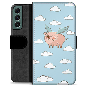 Custodia a Portafoglio Premium per Samsung Galaxy S22+ 5G - Flying Pig