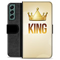 Custodia a Portafoglio Premium per Samsung Galaxy S22+ 5G - King