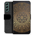 Custodia a Portafoglio Premium per Samsung Galaxy S22+ 5G - Mandala