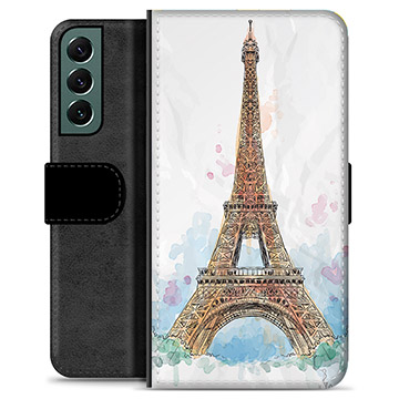 Custodia a Portafoglio Premium per Samsung Galaxy S22+ 5G - Parigi