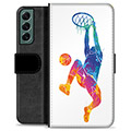 Custodia a Portafoglio Premium per Samsung Galaxy S22+ 5G - Slam Dunk