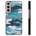 Samsung Galaxy S22 5G Cover Protettiva - Blu Camo